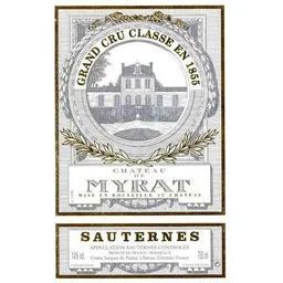 Chateau de Myrat Sauternes
