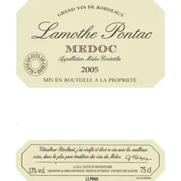 Chateau Lamothe Pontac Medoc