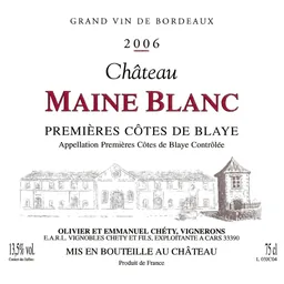 Chateau Maine Blanc