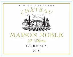 Chateau Maison Noble Saint Martin Saint Martin Blanc