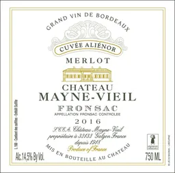 Chateau Mayne Vieil Cuvee Alienor