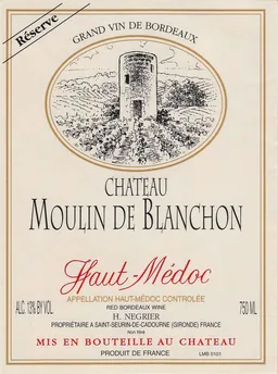 Chateau Moulin de Blanchon