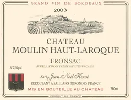 Chateau Moulin Haut Laroque