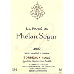 Le Rose de Phelan Segur Rose Bordeaux