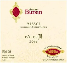 Agathe Bursin Alsace L'As de B