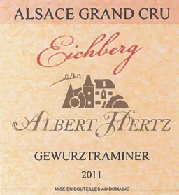 Albert Hertz Eichberg Gewurztraminer