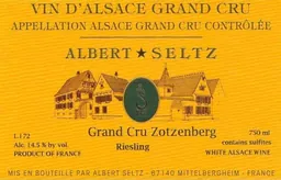 Albert Seltz Zotzenberg Grand Cru Riesling