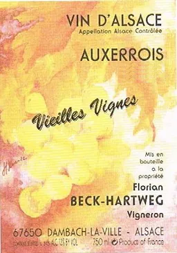 Alsace Auxerrois Vieilles Vignes