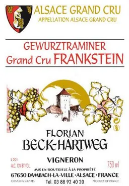 Alsace Frankstein Grand Cru Gewurztraminer