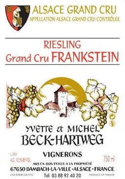 Alsace Frankstein Grand Cru Riesling