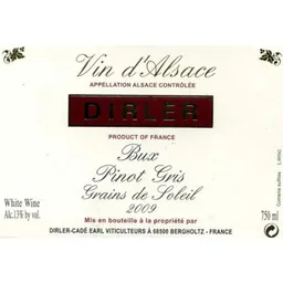 Bux Grains de Soleil Pinot Gris