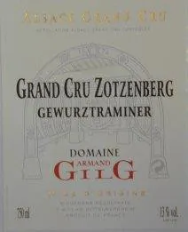Alsace Zotzenberg Grand Cru Gewurztraminer