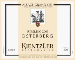 Alsace Grand Cru Osterberg Riesling