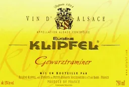 Alsace Gewurztraminer