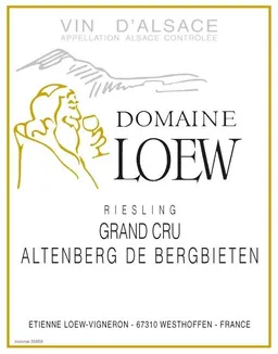 Alsace Altenberg de Bergbieten Grand Cru Riesling