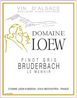 Bruderbach Le Menhir Pinot Gris
