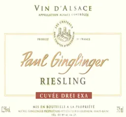 Cuvee Drei Exa Riesling