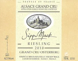 Osterberg Alsace Grand Cru Riesling