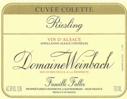 Cuvee Colette Riesling