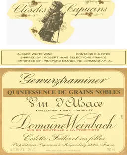 Furstentum Quintessence de Grains Noble Gewurztraminer