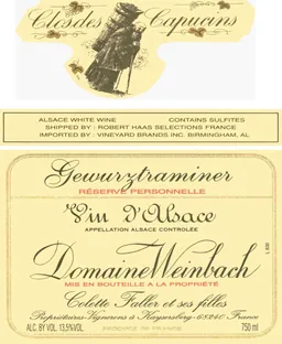 Reserve Personnelle Gewurztraminer
