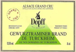 Alsace Brand de Turckheim Grand Cru Gewurztraminer