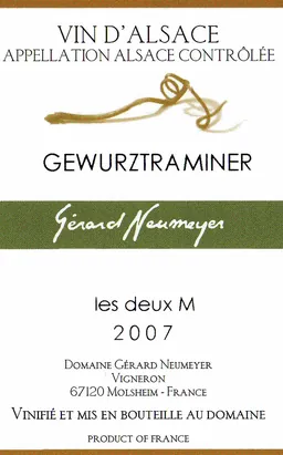 Les Deux M Gewurztraminer