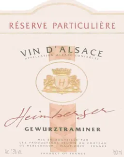 Reserve Particuliere Gewurztraminer
