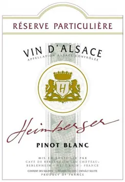 Reserve Particuliere Pinot Blanc
