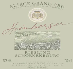 Schoenenbourg Grand Cru Riesling