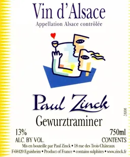 Alsace Gewurztraminer