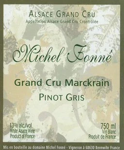 Marckrain Grand Cru Pinot Gris