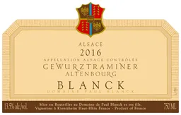 Gewurztraminer Altenbourg