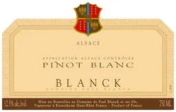 Pinot Blanc d'Alsace