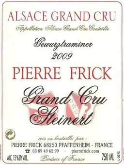 Steinert Alsace Grand Cru Gewurztraminer