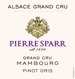 Mambourg Grand Cru Pinot Gris