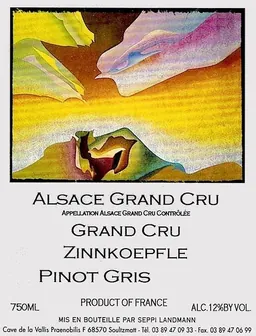 Zinnkoepfle Grand Cru Pinot Gris