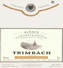 Vendanges Tardives Gewurztraminer