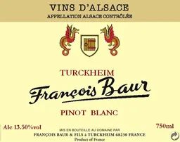 Francois Baur Turckheim Pinot Blanc