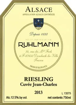 Cuvee Jean Charles Riesling