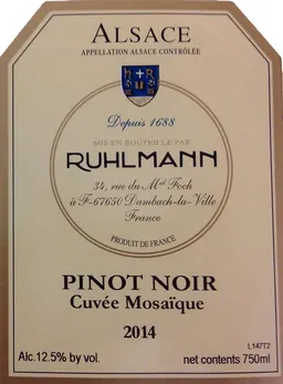 Cuvee Mosaique Pinot Noir