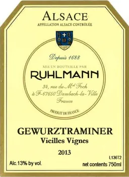 Vieilles Vignes Gewurztraminer