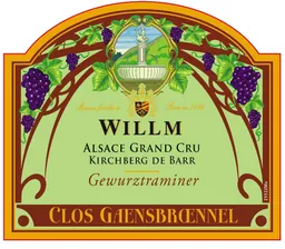 Willm Clos Gaensbroennel Gewurztraminer
