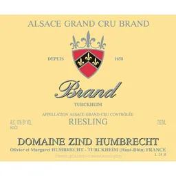 Domaine Zind-Humbrecht Brand Grand Cru Riesling