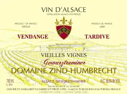 Vendange Tardive Vieilles Vignes Gewurztraminer
