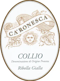 Azienda Agricola Ca' Ronesca Collio Ribolla Gialla