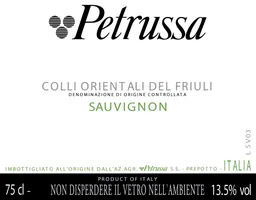 Azienda Agricola Petrussa Colli Orientali del Friuli Sauvignon Blanc