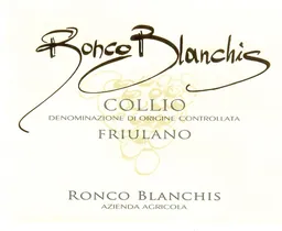 Azienda Agricola Ronco Blanchis S.S. Collio Friulano