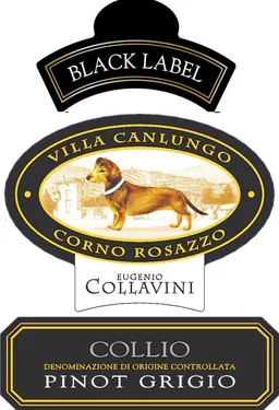 Collavini Villa Canlungo Collio Pinot Grigio Black Label