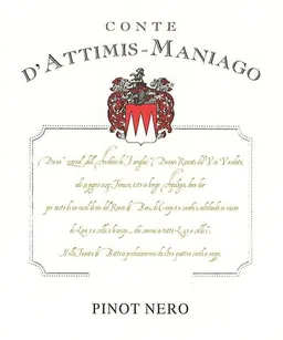 Conte D'Attimis-Maniago Pinot Nero